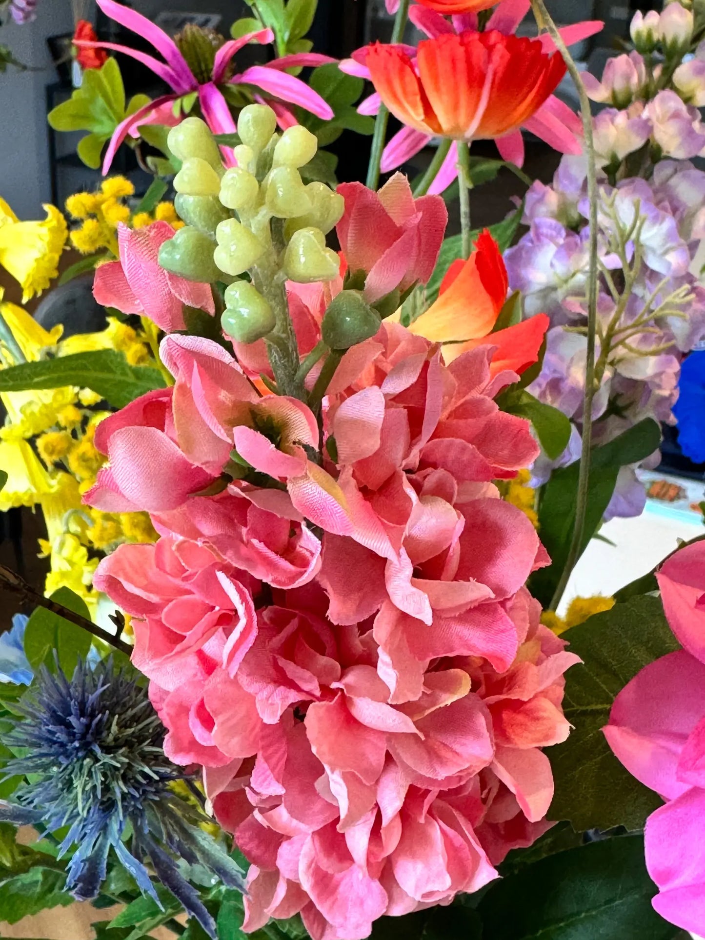 Kunstbloemen boeket Allerliefste