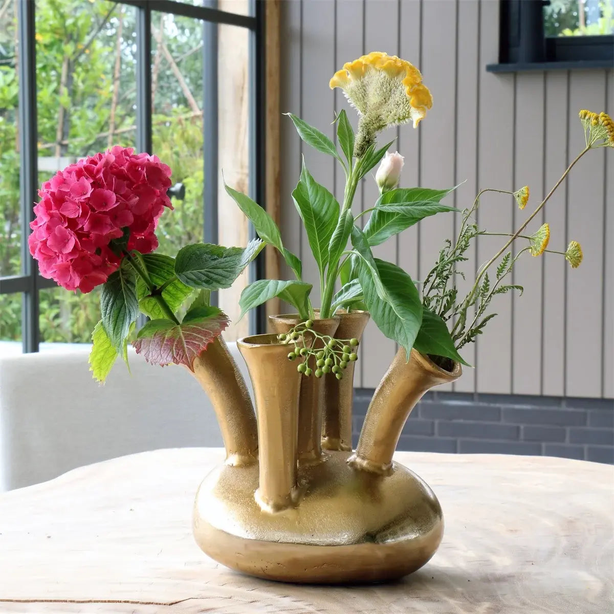 Toetervaas Assen 5 Goud L27 x B20 x H24 cm