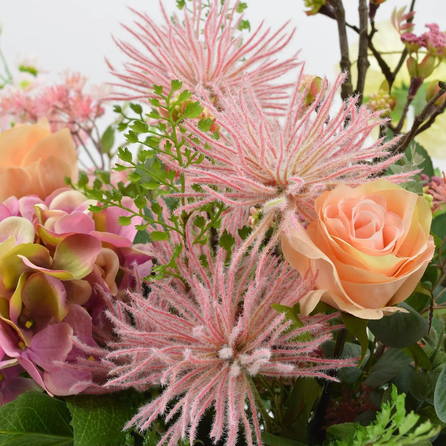 Kunstbloemen boeket Rustiek Roze - Blommo