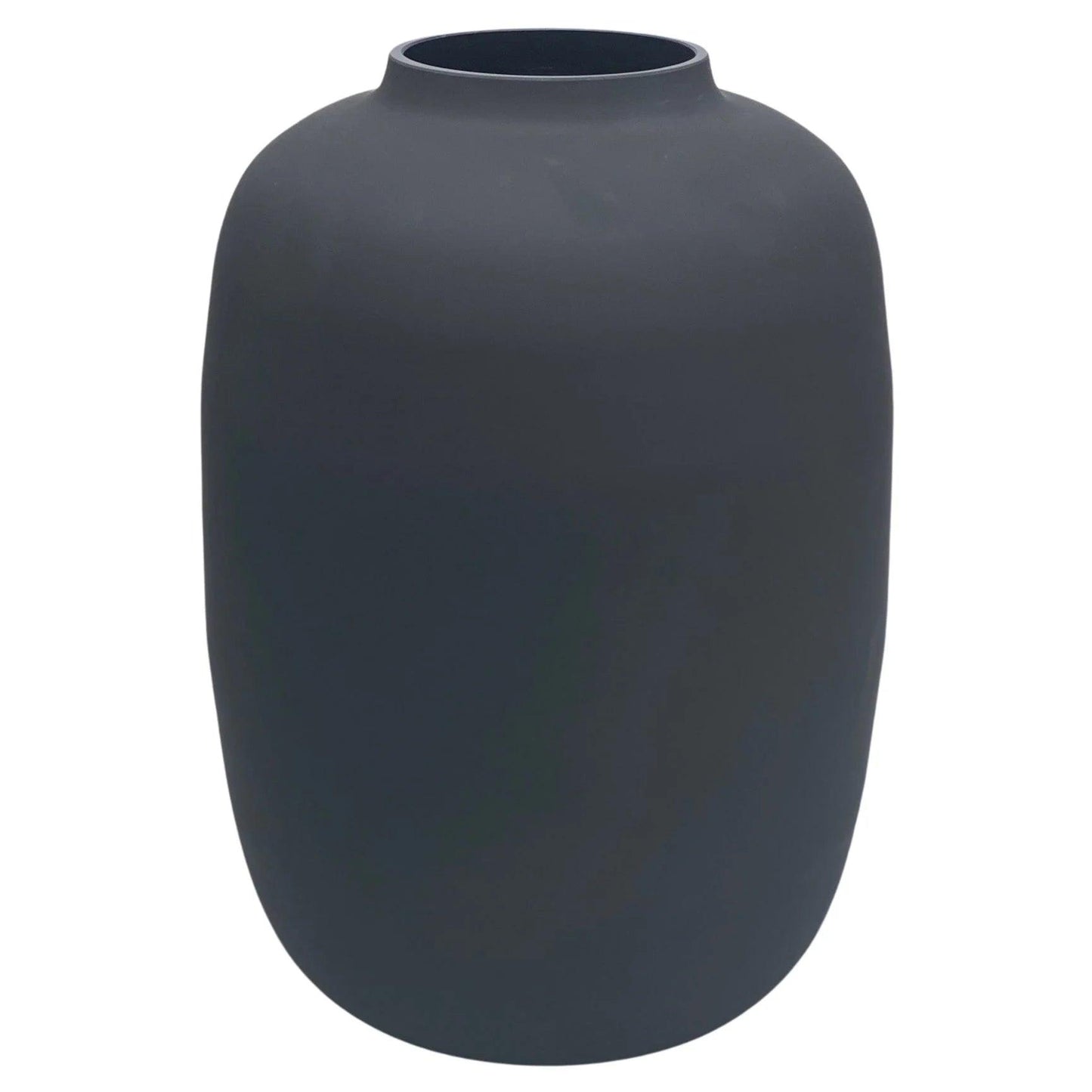 Vaas Artic S Mat Zwart Ø21 x H29 cm - Blommo
