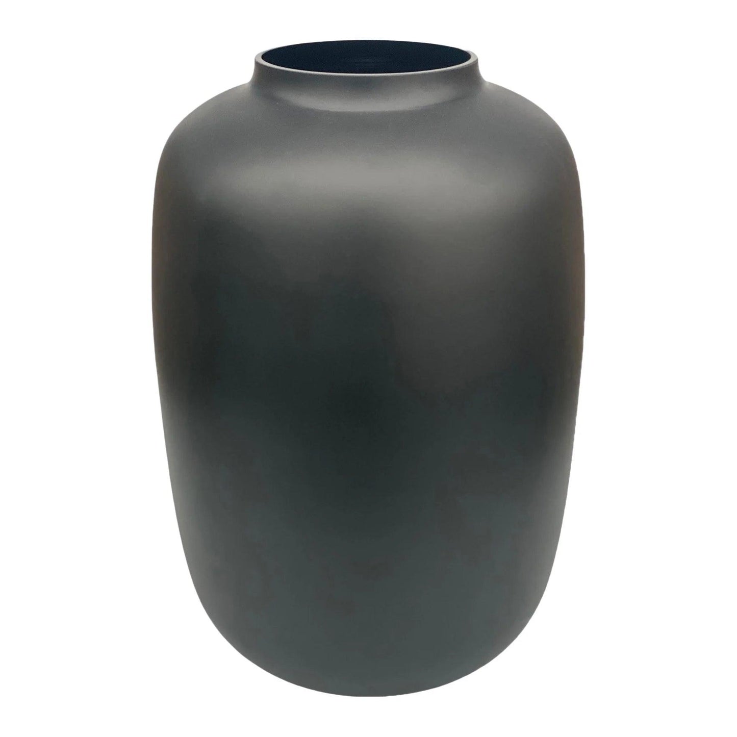 Vaas Artic M Mat Zwart Ø25 x H35 cm - Blommo