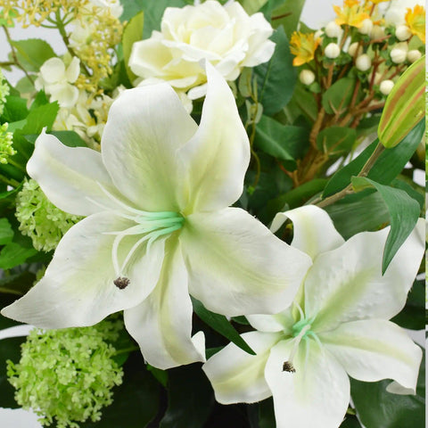 Kunstbloemen boeket Donzige Wolken - Blommo