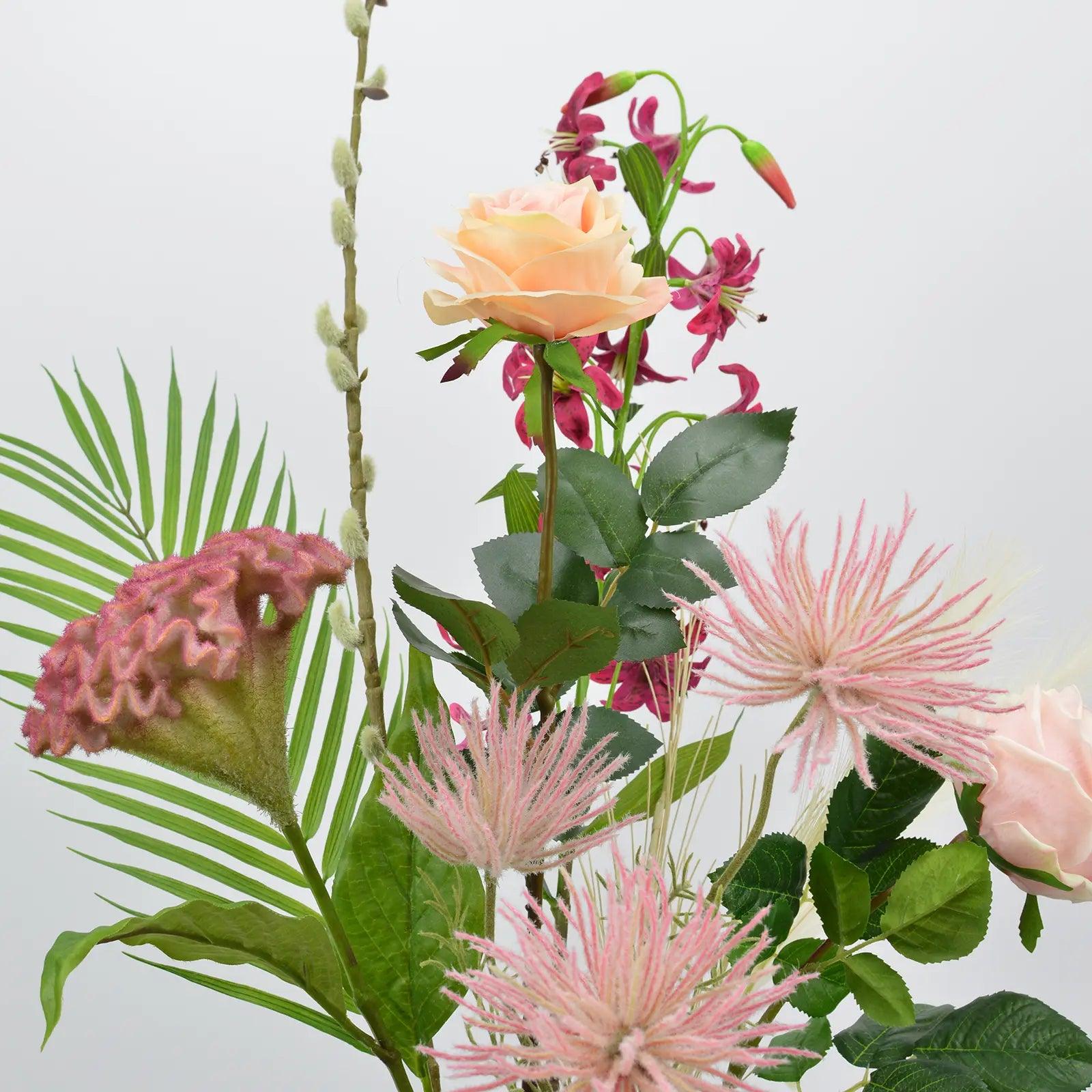 Kunstbloemen boeket Roze Gloed - Blommo