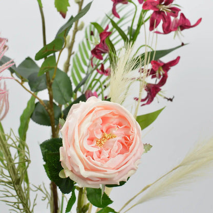 Kunstbloemen boeket Roze Gloed - Blommo