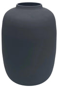 Vaas Artic S Mat Zwart Ø21 x H29 cm - Blommo