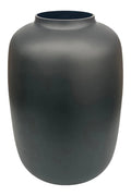 Vaas Artic M Mat Zwart Ø25 x H35 cm - Blommo