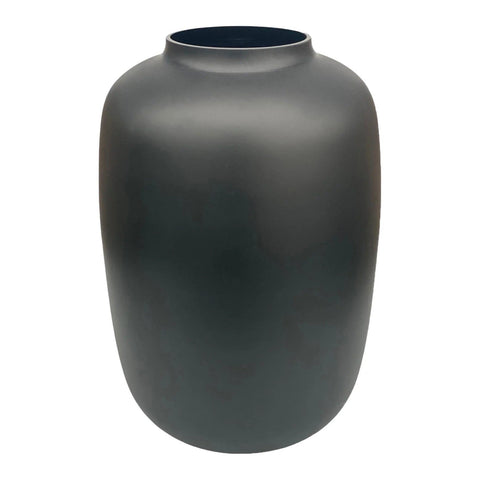Vaas Artic M Mat Zwart Ø25 x H35 cm - Blommo