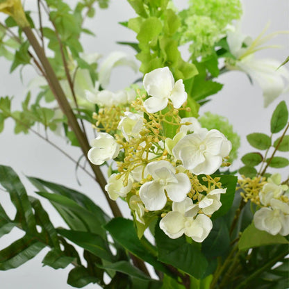 Kunstbloemen boeket Witte Weide - Blommo